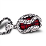 925 Silver Serpent Gemstone Pendant